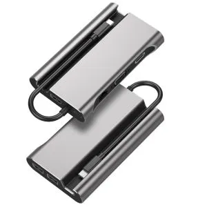 7 میں 1 یوایسبی سی ڈاکنگ اسٹیشن HDMI VGA اڈاپٹر۔