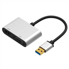 یوایسبی کرنے کے لئے HDMI VGA آلہ اڈاپٹر حب 1080P@60hz
