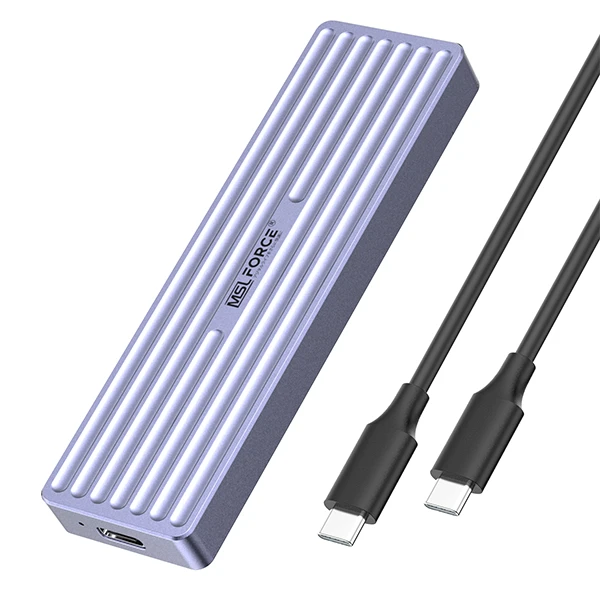 USB C NVME&NGFF HDD انکلوژر 10gbps ایلومینیم